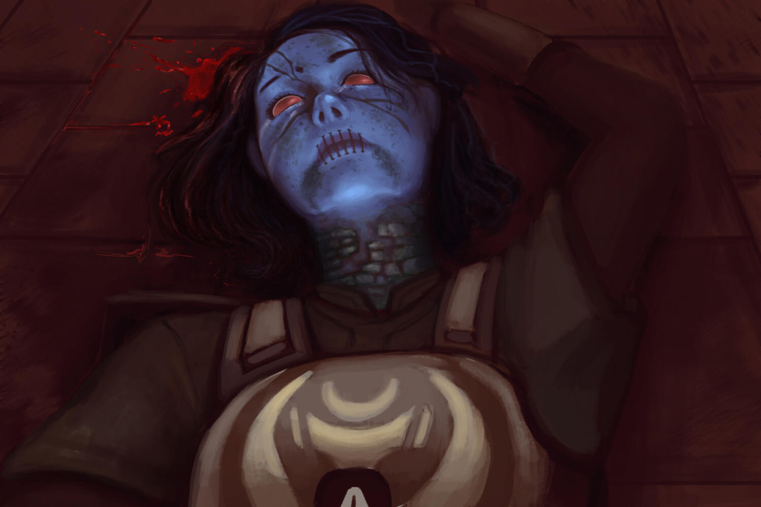 Illustration depicting my original character.