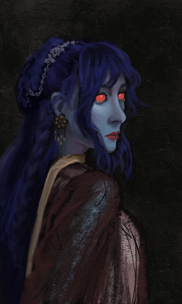 Chappell Roan as a Chiss.